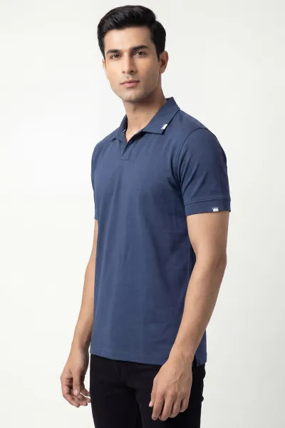 İndigo Polo Yaka Erkek Tişört 435468