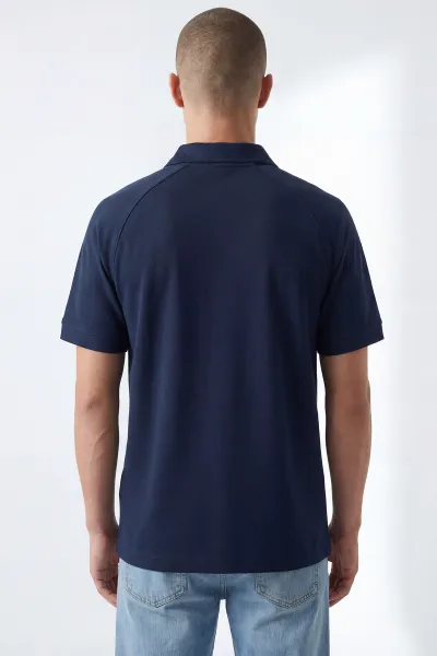 İndigo Polo Yaka Erkek Tişört 435485