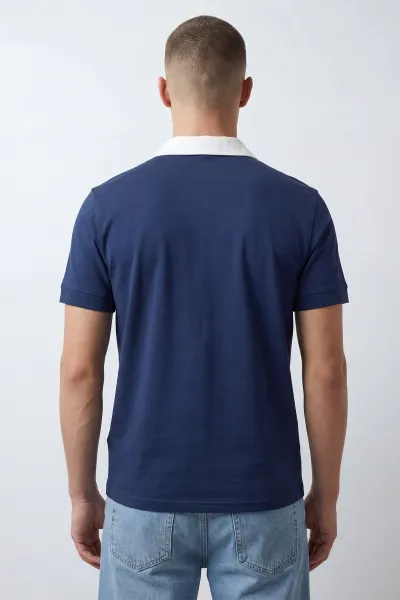 İndigo Polo Yaka Erkek Tişört 435579