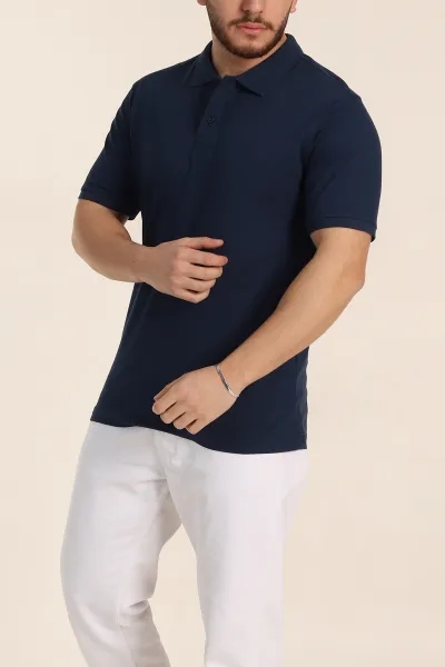 İndigo Regular Fit Basic Polo Yaka Erkek Tişört 342469