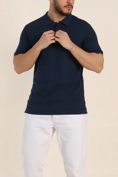 İndigo Regular Fit Basic Polo Yaka Erkek Tişört 342469