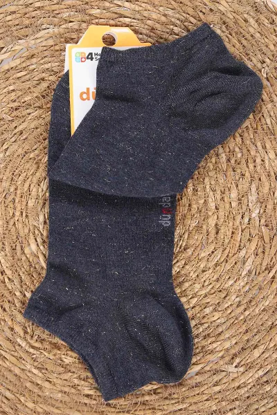 İndigo Simli Dört Mevsim Kadın Modal Soket Patik Çorap (36-40) 476969