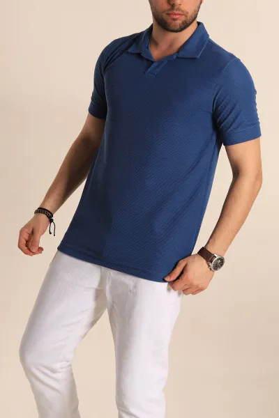 İndigo Slim Fit Polo Yaka Erkek Tişört 262905