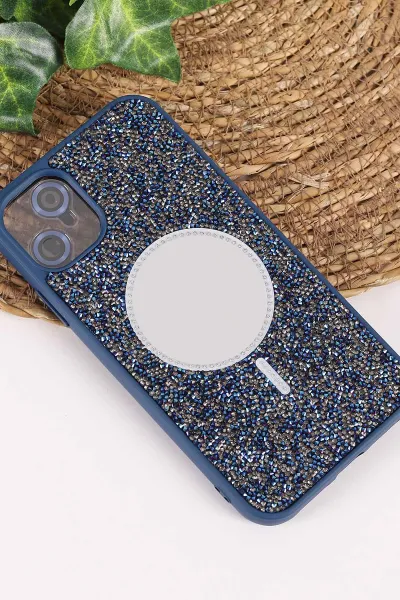 İndigo TeknoCase İPhone 11 Uyumlu Mirror Diamond Case Serisi Aynalı Sert Silikon Telefon Kılıfı 458474