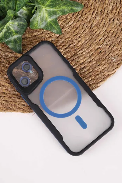 İndigo TeknoCase İphone 12 Uyumlu Matte Guard Serisi Lens Korumalı Silikon Telefon Kılıfı 472443