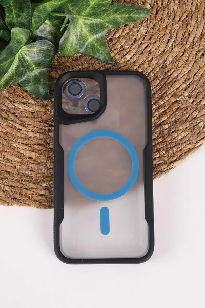 İndigo TeknoCase İphone 13 Uyumlu Matte Guard Serisi Lens Korumalı Silikon Telefon Kılıfı 472450