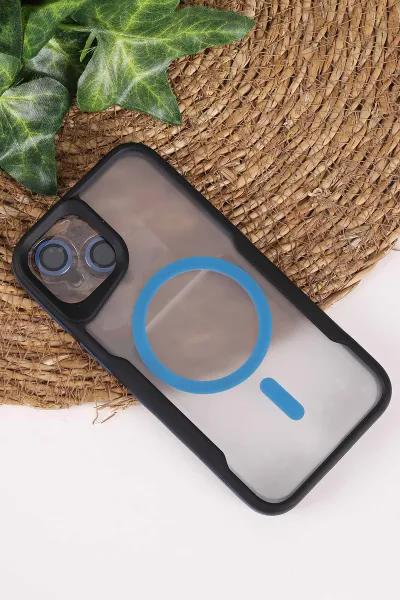 İndigo TeknoCase İphone 13 Uyumlu Matte Guard Serisi Lens Korumalı Silikon Telefon Kılıfı 472450