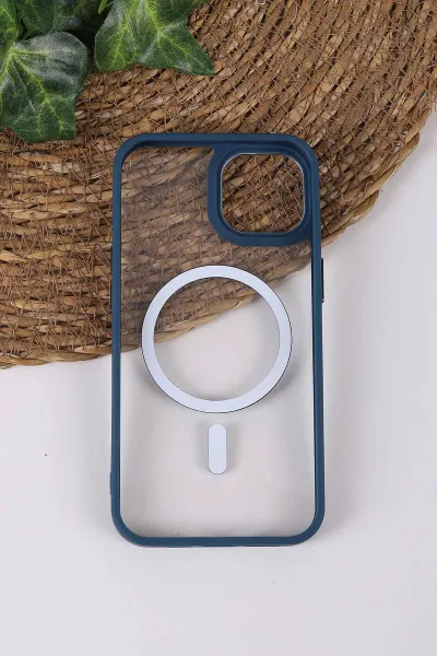 İndigo TeknoCase İPhone 14 Uyumlu Clear Lüx Case Serisi Lens Hediyeli Sert Silikon Telefon Kılıfı 430699