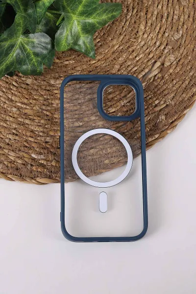 İndigo TeknoCase İPhone 15 Uyumlu Clear Lüx Case Serisi Lens Hediyeli Sert Silikon Telefon Kılıfı 430720
