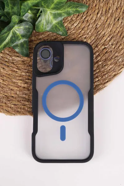 İndigo TeknoCase İphone 16 Plus Uyumlu Matte Guard Serisi Lens Korumalı Silikon Telefon Kılıfı 472485