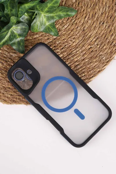 İndigo TeknoCase İphone 16 Plus Uyumlu Matte Guard Serisi Lens Korumalı Silikon Telefon Kılıfı 472485