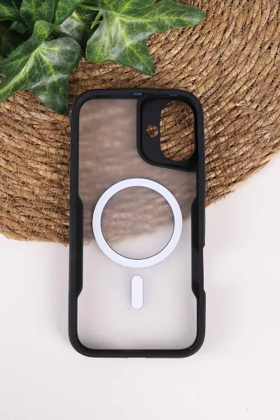 İndigo TeknoCase İphone 16 Plus Uyumlu Matte Guard Serisi Lens Korumalı Silikon Telefon Kılıfı 472485