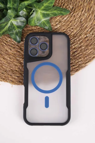 İndigo TeknoCase İphone 16 Pro Max Uyumlu Matte Guard Serisi Lens Korumalı Silikon Telefon Kılıfı 472490