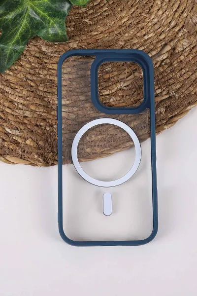 İndigo TeknoCase İPhone 16 Pro Uyumlu Clear Lüx Case Serisi Lens Hediyeli Sert Silikon Telefon Kılıfı 430738