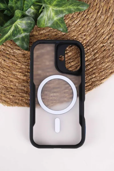 İndigo TeknoCase İphone 16 Uyumlu Matte Guard Serisi Lens Korumalı Silikon Telefon Kılıfı 472473
