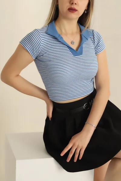 indigo-yakali-cizgili-bluz-252435