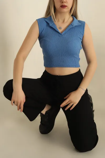 indigo-yakali-kolsuz-bluz-252439