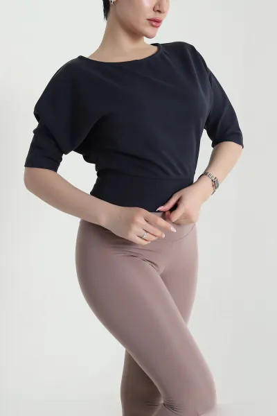 İndigo Yarasa Kol Kadın Bluz 461503