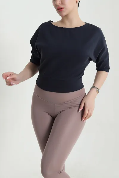 İndigo Yarasa Kol Kadın Bluz 461503