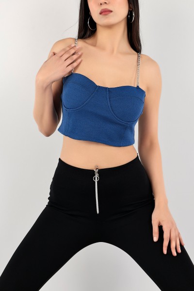 indigo-zincir-askili-bluz-109668