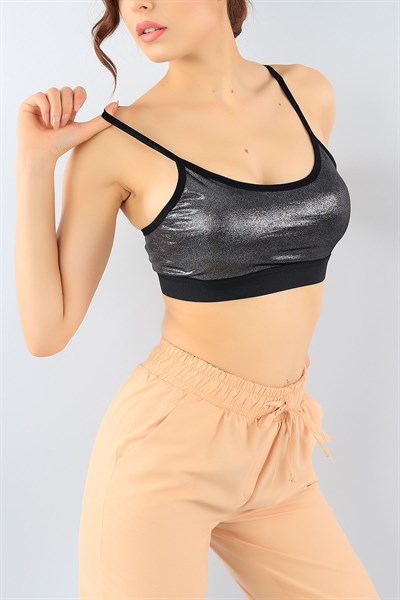 İp Askılı Sim Tasarımlı Büstiyer 38679