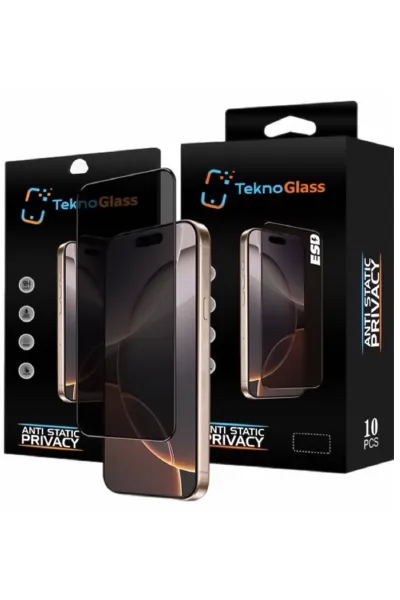 Iphone 7 ve Iphone 8 Uyumlu Anti-Static Privacy Glass Cam Ekran Koruyucu 431374