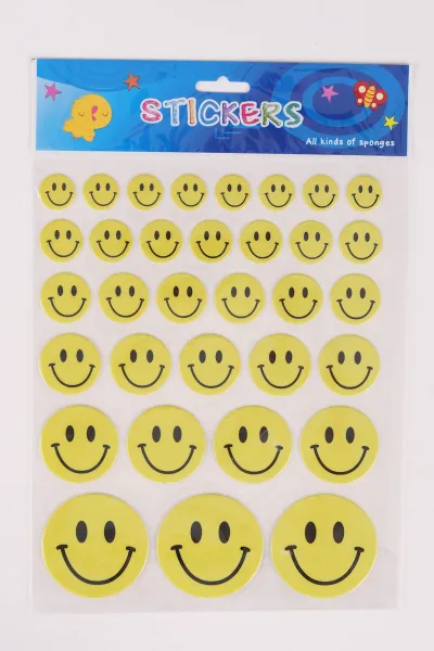 Kabartmalı A4 Boyut Karışık Yapışkan Çıkartmalar Sticker Seti 474197