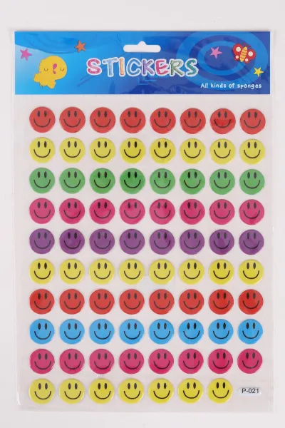 Kabartmalı A4 Boyut Karışık Yapışkan Çıkartmalar Sticker Seti 474198