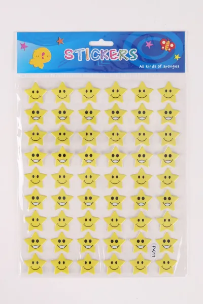 Kabartmalı A4 Boyut Karışık Yapışkan Çıkartmalar Sticker Seti 474203