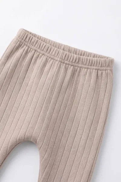 Kahve (0-9 Ay) Külahta Ayıcık Nakışlı Raporlu Erkek Bebek Takım 480457