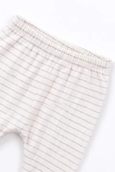 Kahve (0-9 Ay) Ördek Nakışlı Raporlu Erkek Bebek Takım 480453