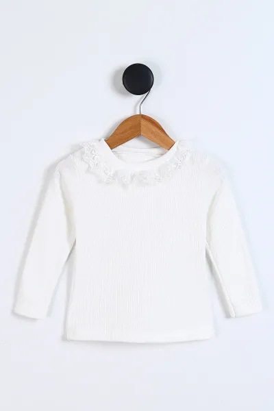 Kahve (1-4 Yaş) Fiyonklu Badili Jile Kız Çocuk Takım 339741
