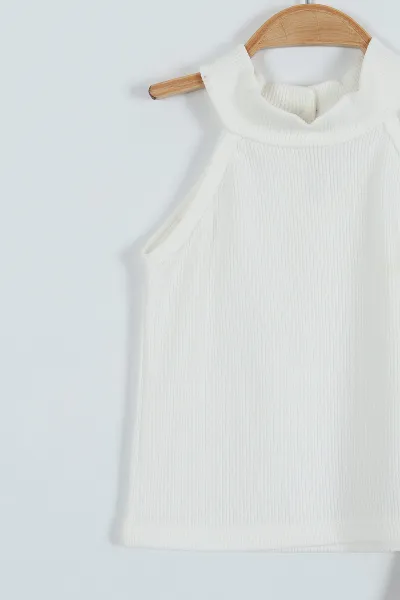 Kahve (2-5 Yaş) Triko Bluz Ayrobin Etekli Kız Çocuk Takım 272226
