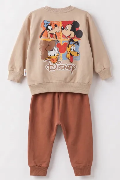 Kahve (3-24 Ay)Friends  Baskılı 2 İp  Erkek Bebek  Takım 483871