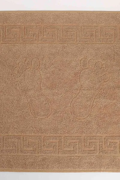 Kahve 50x70 Versace Banyo Ayak Havlusu 338410