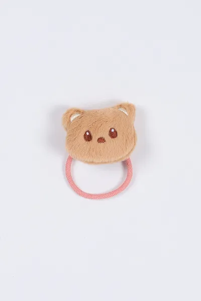 kahve-ayi-figurlu-pelus-lastik-toka-401689