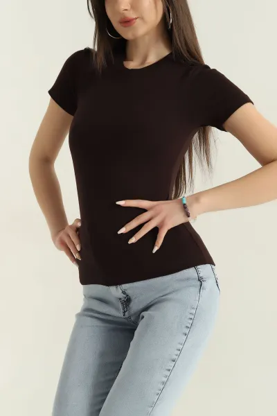kahve-bisiklet-yaka-cilek-kumas-bluz-350529