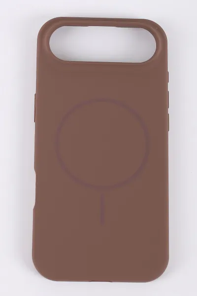 Kahve İPhone 17 Air Uyumlu Capsule Serisi Soft Tpu Slikon Telefon Kılıfı 411867