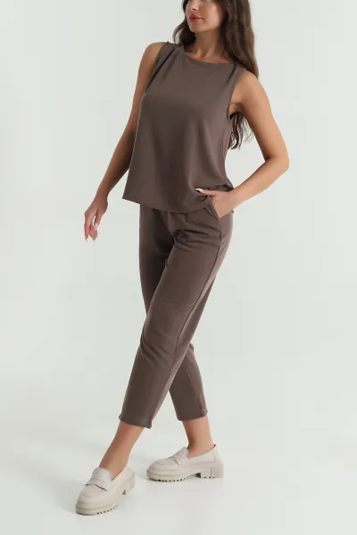 kahve-pantolon-bluz-pike-modal-kadin-ikili-takim-471411