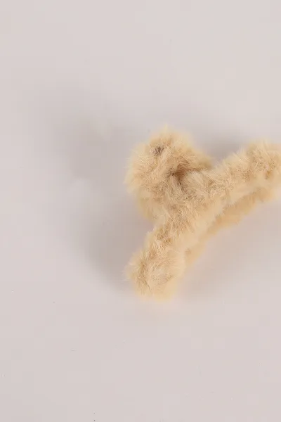 Kahve Peluş  Orta Boy Mandal Toka 363331