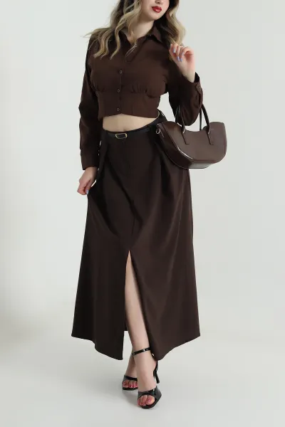 kahve-pileli-yirtmacli-bezayagi-kadin-etek-497721