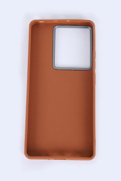 Kahve Redmi Note 13 Pro 4G Uyumlu Armory Serisi Sert Slikon Telefon Kılıfı 390362