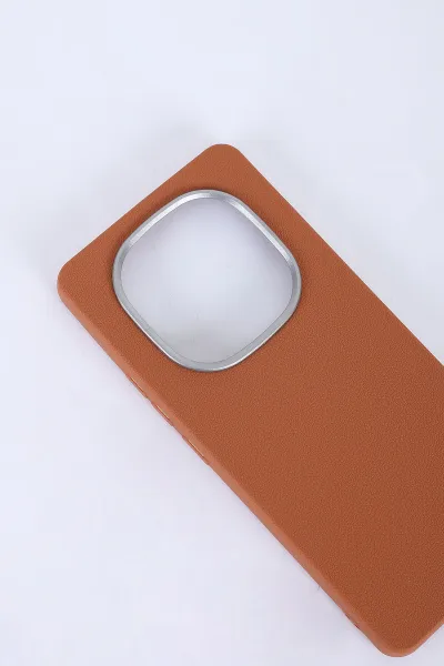 Kahve Redmi Note 14 Pro 5G Uyumlu Armory Serisi Sert Slikon Telefon Kılıfı 390342