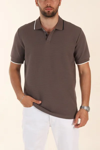 kahve-relaxed-fit-patli-polo-yaka-erkek-tisort-373090