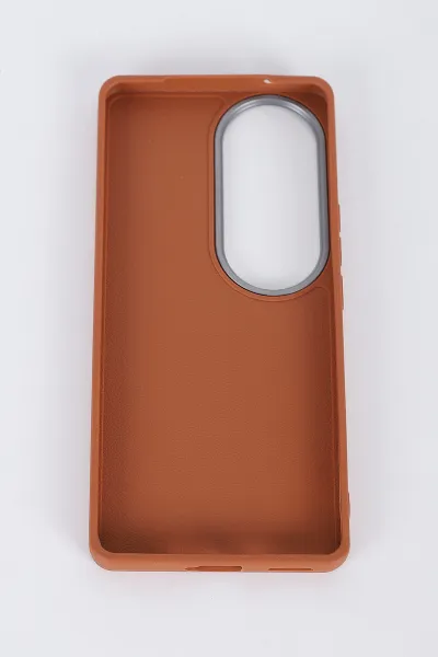 Kahve Vivo V40 5G Uyumlu Armory Serisi Sert Slikon Telefon Kılıfı 396423