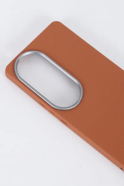 Kahve Vivo V40 5G Uyumlu Armory Serisi Sert Slikon Telefon Kılıfı 396423
