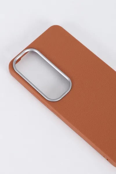 Kahve Vivo V40 Lite Uyumlu Armory Serisi Sert Slikon Telefon Kılıfı 396434