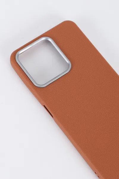 Kahve Vivo Y28 Uyumlu Armory Serisi Sert Slikon Telefon Kılıfı 396415