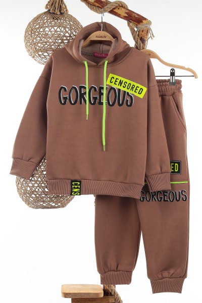 kahverengi-7-10-yas-gorgeous-baskili-uc-ip-sardonlu-kiz-cocuk-takim-138888