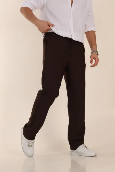 kahverengi-baggy-double-kumas-bel-lastikli-erkek-pantolon-351860